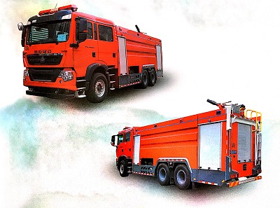 重汽豪沃T5G水罐/泡沫消防車(罐體容積16000L) 重汽豪沃T5G水罐/泡沫消防車(罐體容積16000L)