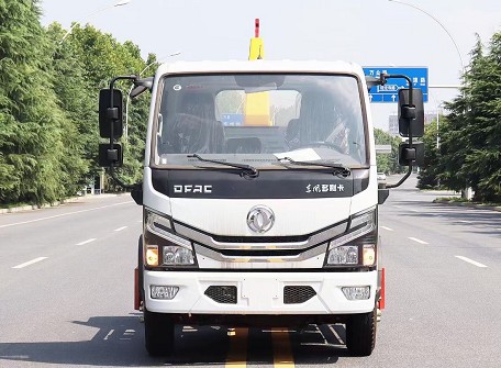 國六東風多利卡藍牌勾臂垃圾車圖片 國六東風多利卡藍牌勾臂垃圾車圖片